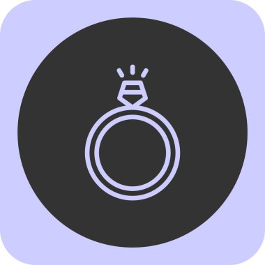 Halka simgesi soyut bir grupta izole edildi