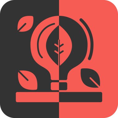 Bir ağaç simgesinin vektör illüstrasyonu