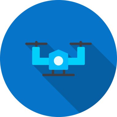 İHA simgesi vektör illüstrasyonu