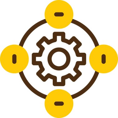 Teçhizat Web simgesi basit illüstrasyon