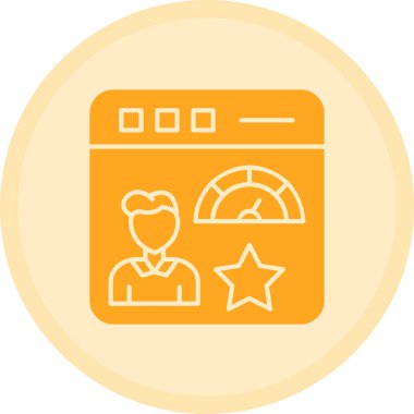 iş yönetimi simgesi, vektör illüstrasyonu