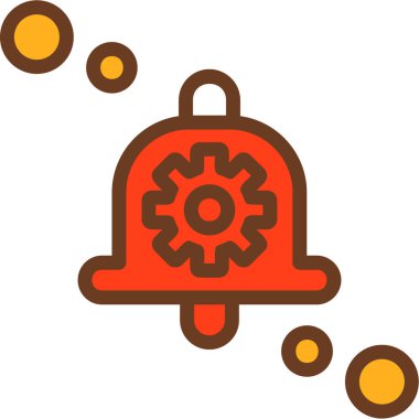 Zil. Web simgesi basit illüstrasyon