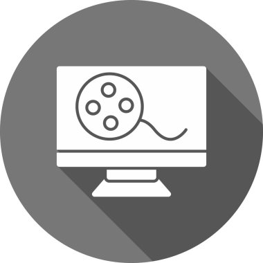 Video oyunu. Web simgesi basit illüstrasyon