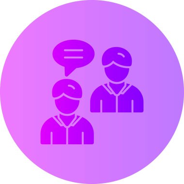 Bir insan simgesinin vektör illüstrasyonu