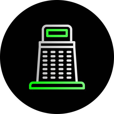 hesap makinesi simgesi vektör illüstrasyonu