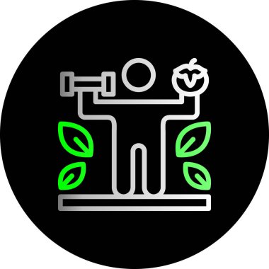 seo modern simgesinin vektör illüstrasyonu