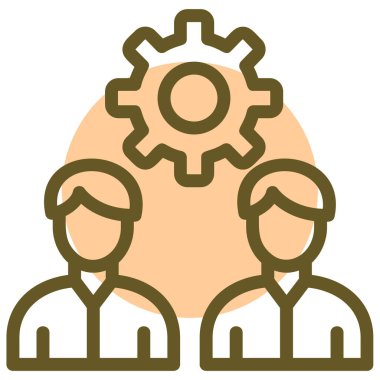 grup insan simgesi vektör illüstrasyonu