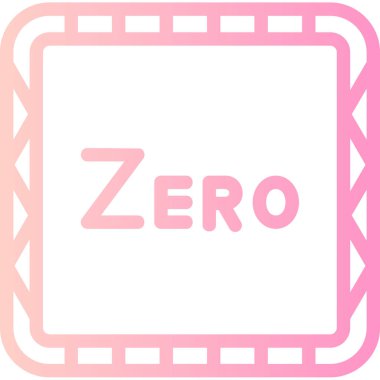 Sıfır ile pembe ağ etiketi düğmesi