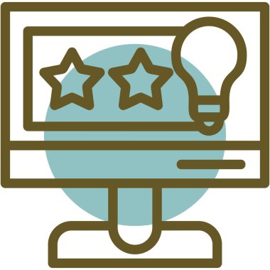 yıldız simgesi, vektör çizimi