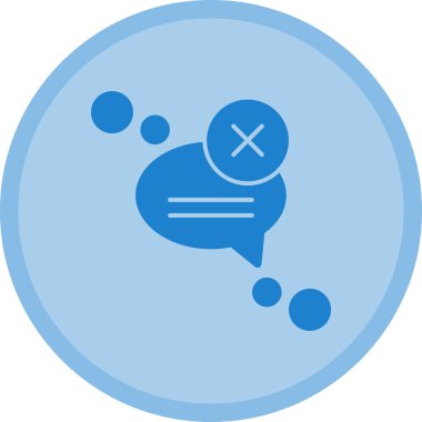 Konuşma baloncuğunun vektör çizimi