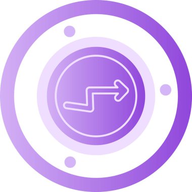 Yol işaretinin vektör illüstrasyonu