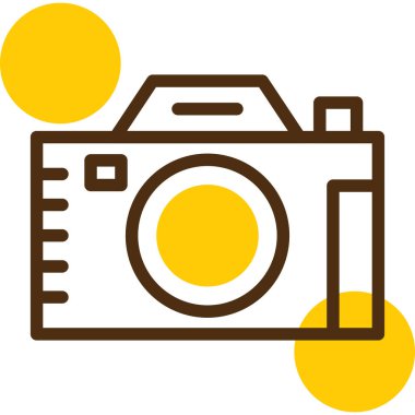 fotoğraf makinesi simgesi vektör illüstrasyon grafik tasarımı