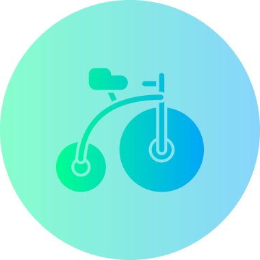 Bisiklet. Web simgesi basit illüstrasyon