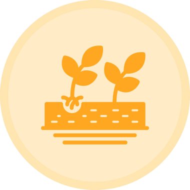 bitki simgesi vektör illüstrasyonu