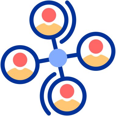 bağlantı bağlantı bağlantı simgesi doldurulmuş - ana hat biçimi