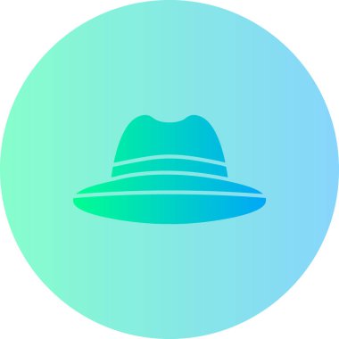 Şapka. Web simgesi basit illüstrasyon