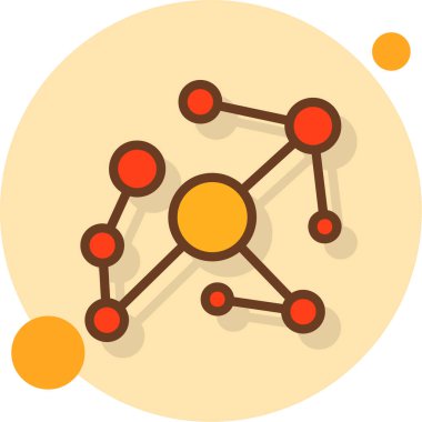 şebeke. Web simgesi basit illüstrasyon