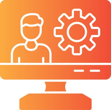 dişli simgesi vektör illüstrasyonu