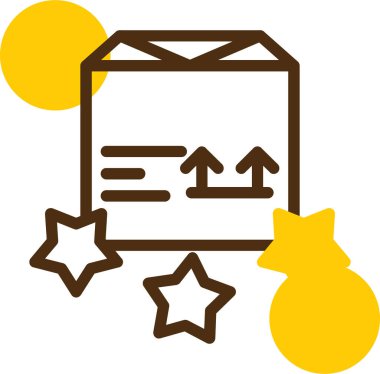 kutu simgesi vektör illüstrasyonu