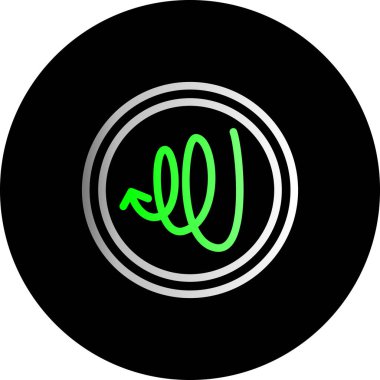 Modern b 'nin vektör illüstrasyonunda müziğin eksik simgesi