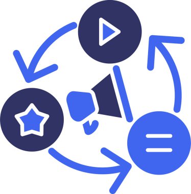 seo modern simgesinin vektör illüstrasyonu