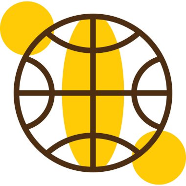 vektör küresel teknoloji simgesi