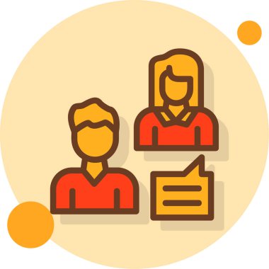 İnsan simgesinin vektör illüstrasyonu