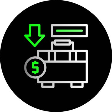 Vektör Doları simge tasarlamak