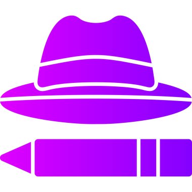 Modern illüstrasyonun basit simgesi