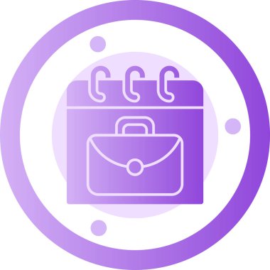 Sırt çantası. Web simgesi basit tasarım