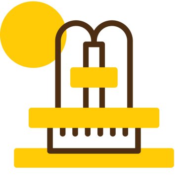 Bir çitin vektör illüstrasyonu