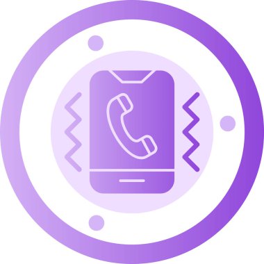 Beyaz arkaplanda basit bir şekilde izole edilmiş telefon arama simgesi.