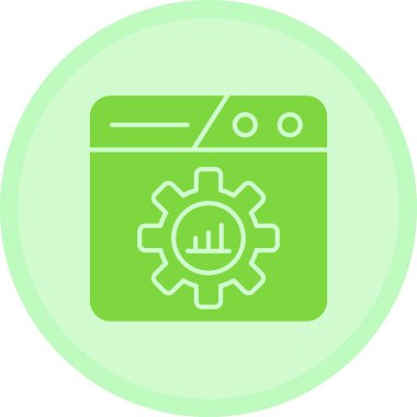 seo modern simgesinin vektör illüstrasyonu