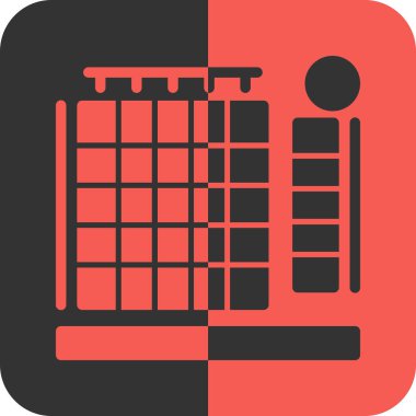 Takvim simgesi vektör illüstrasyonu