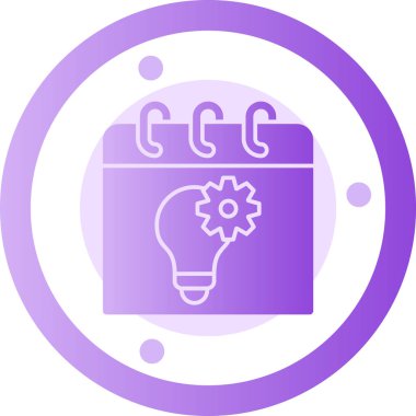 Ampul. Web simgesi basit illüstrasyon