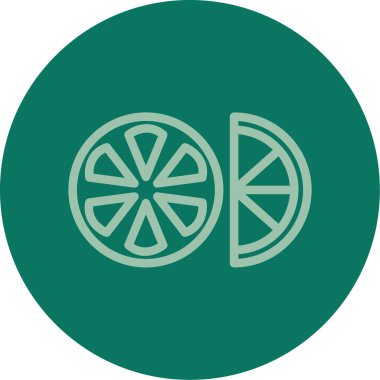 Eşsiz Limon Vektör Satırı Simgesi