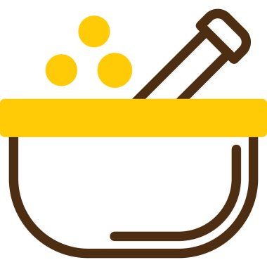 yiyecek web simgesi basit illüstrasyon