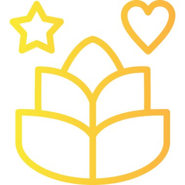 Aşk simgesi vektör illüstrasyonu