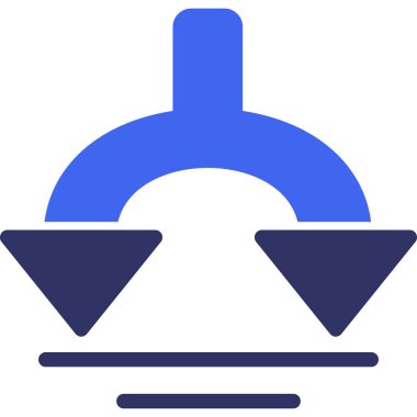 Modern bir simgenin vektör illüstrasyonu