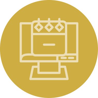 vektör dizüstü bilgisayar biçimi simgesi