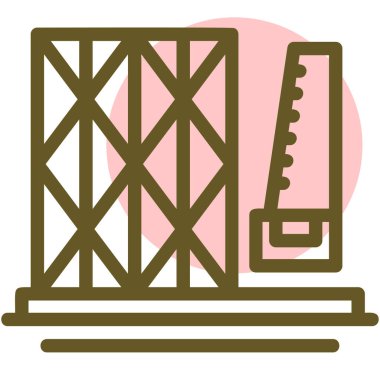 Bir binanın vektör illüstrasyonu