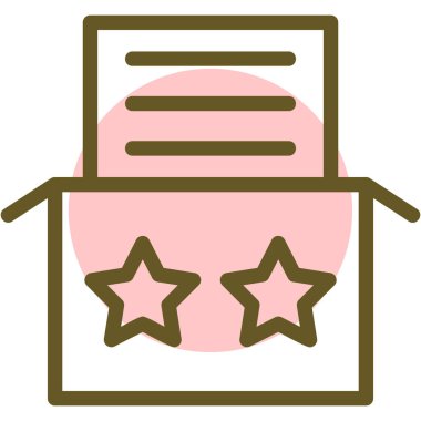 Yıldız. Web simgesi basit illüstrasyon