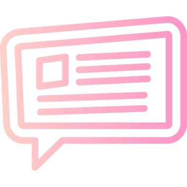 Mesaj var. Web simgesi vektör illüstrasyonu