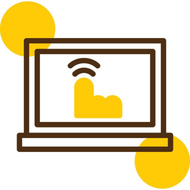 İnternet simgesi vektör illüstrasyonu