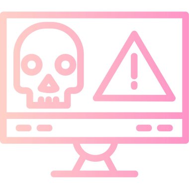 Kurukafa simgesi vektör illüstrasyonu