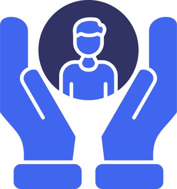 insan eller simge vektör çizim