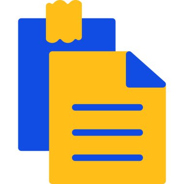 Belge. Web simgesi basit illüstrasyon