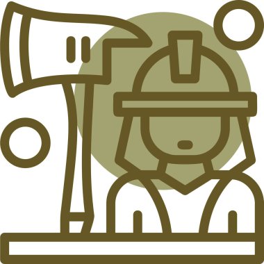 Ordu miğferi asker simgesi taslak biçiminde