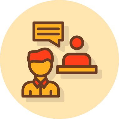 iş yönetimi simgesi vektör illüstrasyonu