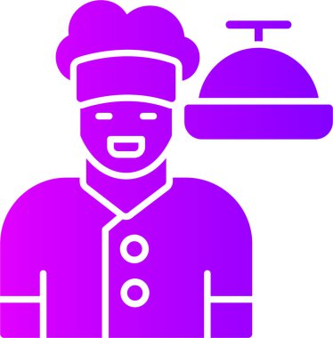 Şef Adam vektör illüstrasyonu